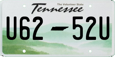TN license plate U6252U