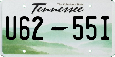 TN license plate U6255I
