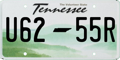 TN license plate U6255R