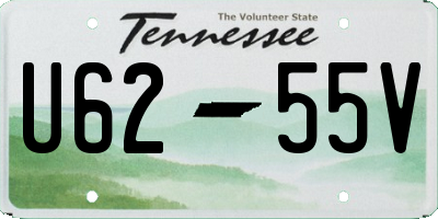 TN license plate U6255V