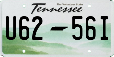 TN license plate U6256I