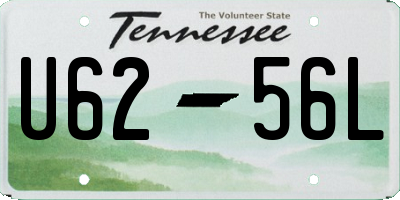 TN license plate U6256L