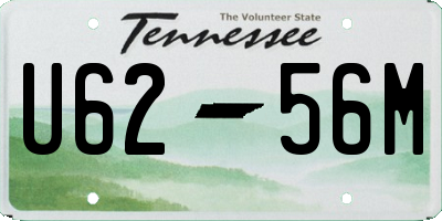 TN license plate U6256M