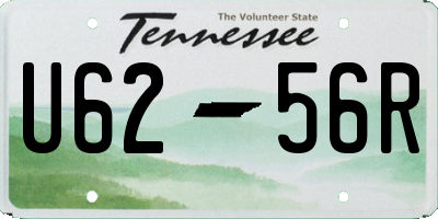TN license plate U6256R