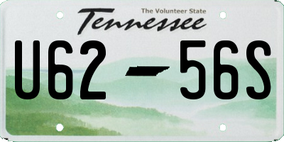 TN license plate U6256S