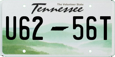 TN license plate U6256T