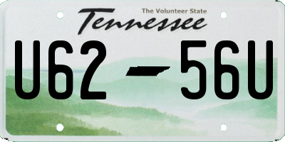TN license plate U6256U