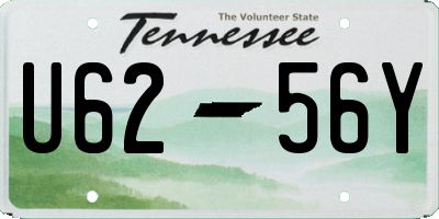 TN license plate U6256Y