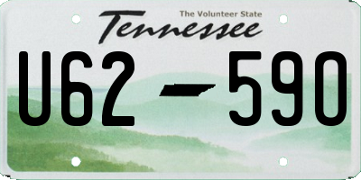 TN license plate U6259O