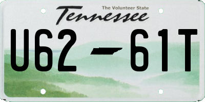 TN license plate U6261T