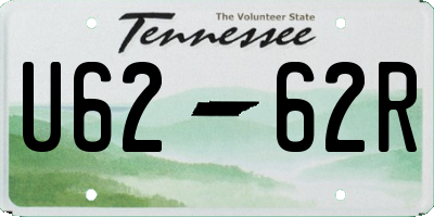 TN license plate U6262R