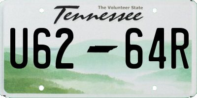 TN license plate U6264R
