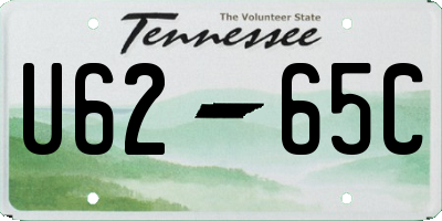 TN license plate U6265C