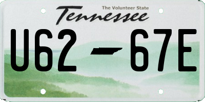 TN license plate U6267E
