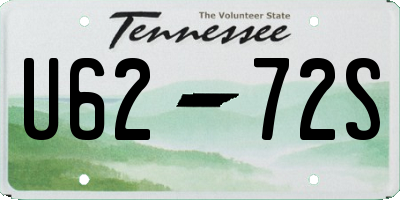 TN license plate U6272S