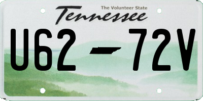 TN license plate U6272V