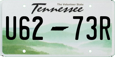 TN license plate U6273R