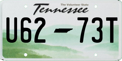TN license plate U6273T