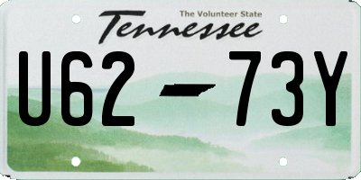 TN license plate U6273Y