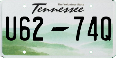TN license plate U6274Q