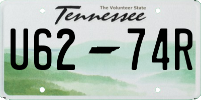 TN license plate U6274R