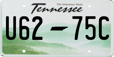 TN license plate U6275C