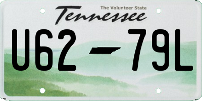 TN license plate U6279L