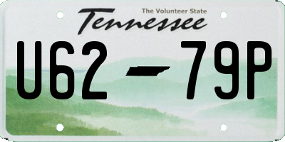 TN license plate U6279P