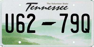 TN license plate U6279Q