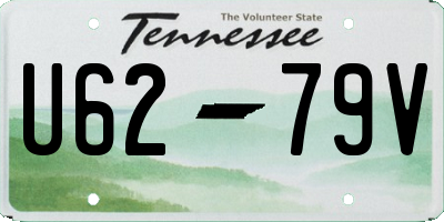 TN license plate U6279V