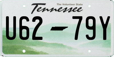 TN license plate U6279Y
