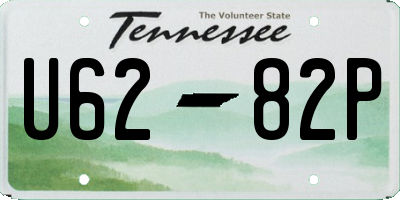 TN license plate U6282P