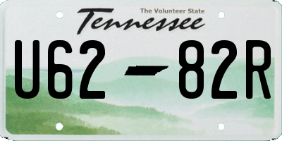 TN license plate U6282R