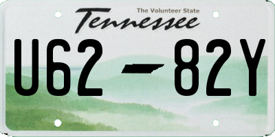 TN license plate U6282Y