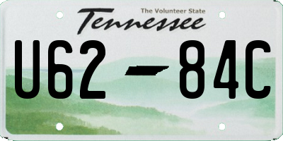TN license plate U6284C
