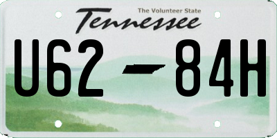 TN license plate U6284H