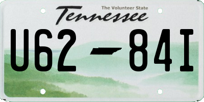 TN license plate U6284I
