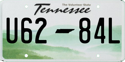 TN license plate U6284L