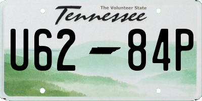 TN license plate U6284P