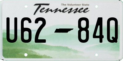 TN license plate U6284Q