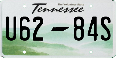 TN license plate U6284S