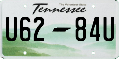 TN license plate U6284U