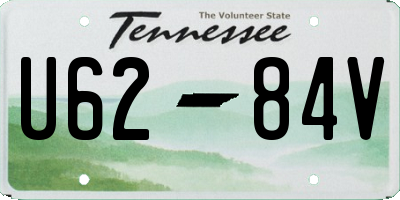 TN license plate U6284V