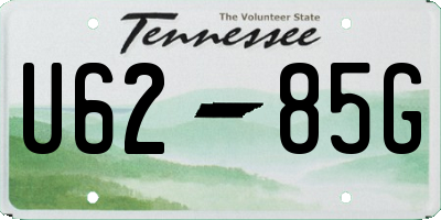TN license plate U6285G