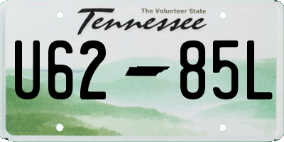 TN license plate U6285L