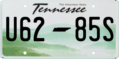 TN license plate U6285S