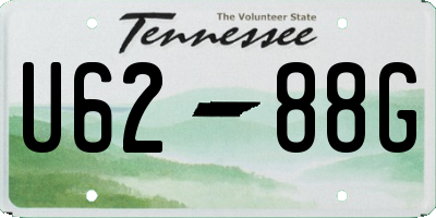 TN license plate U6288G