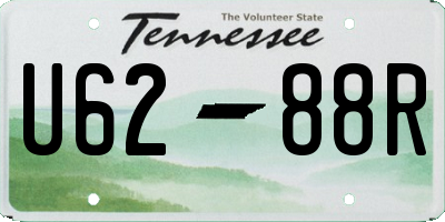 TN license plate U6288R