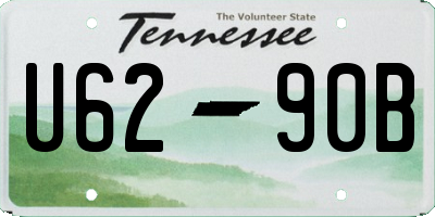 TN license plate U6290B