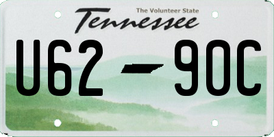 TN license plate U6290C